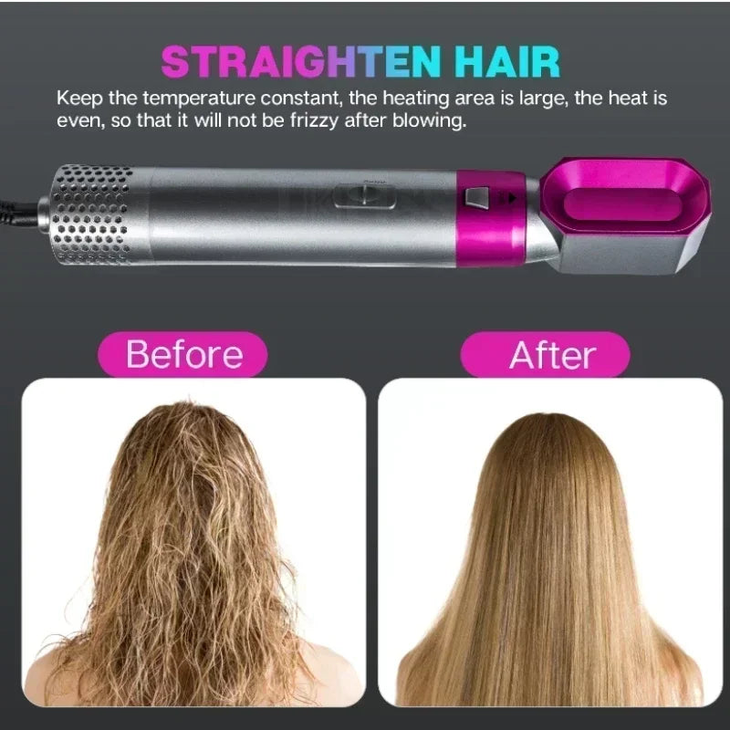 Cepillo EstiloPro 5en1™: Suavidad y Brillo sin Complicaciones